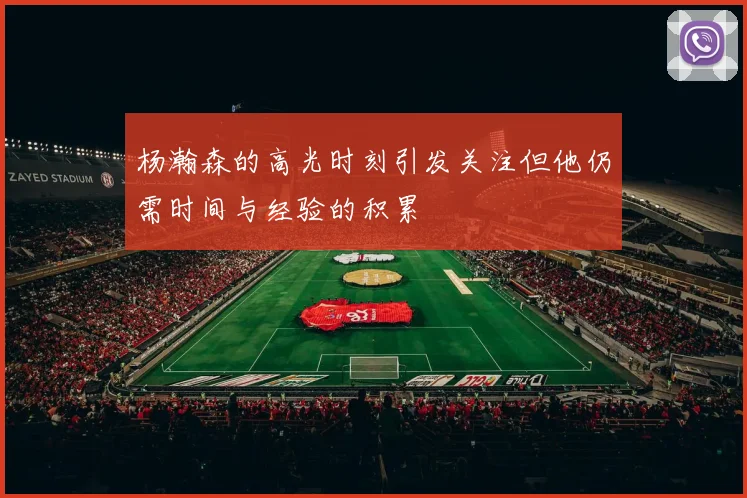杨瀚森的高光时刻引发关注但他仍需时间与经验的积累