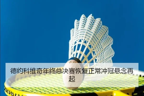 德约科维奇年终总决赛恢复正常冲冠悬念再起 - ManBetX